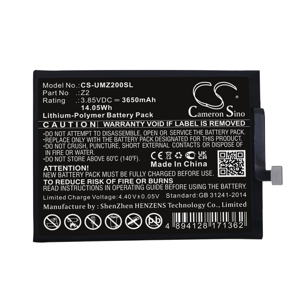 Battery Replaces Z2