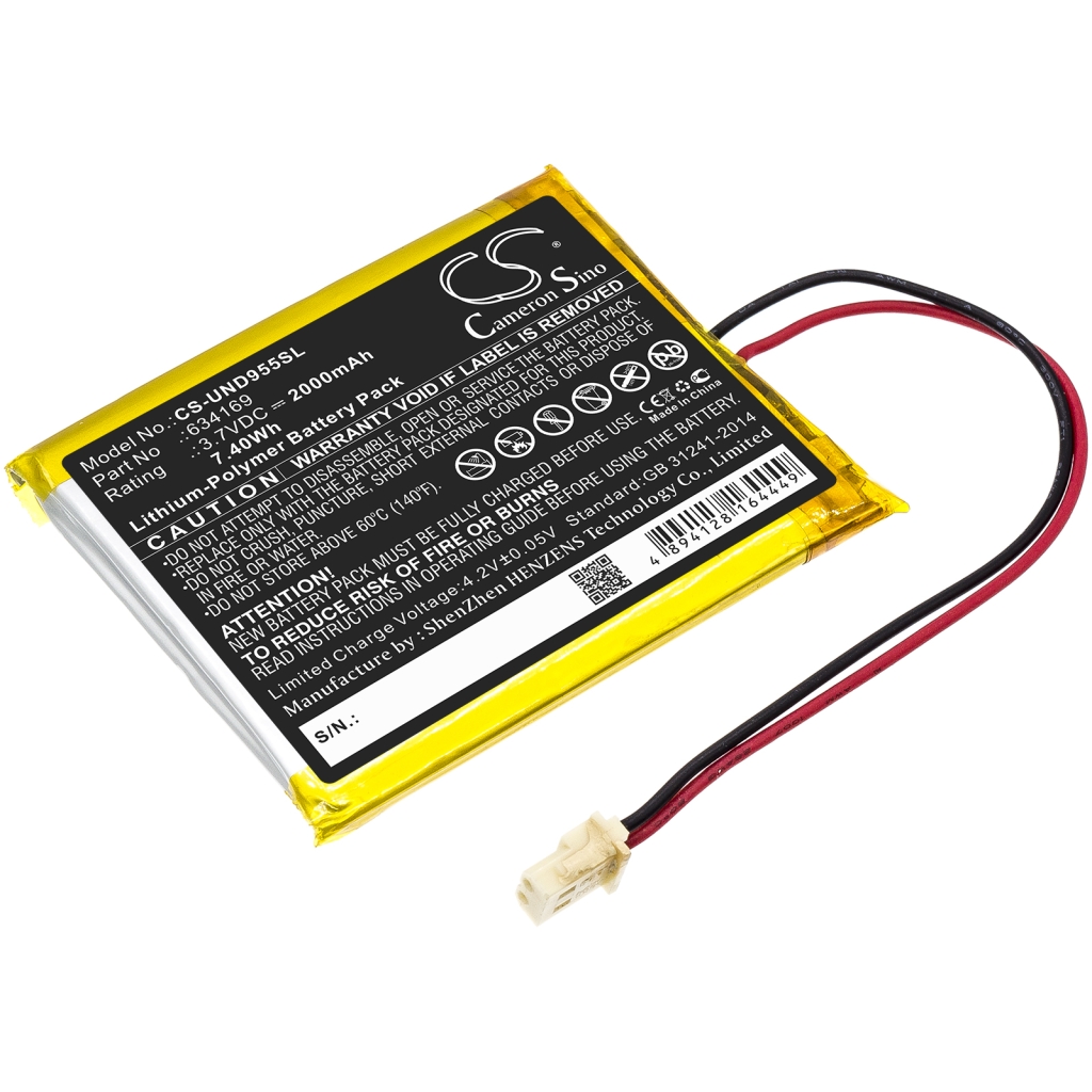 Battery Replaces 634169