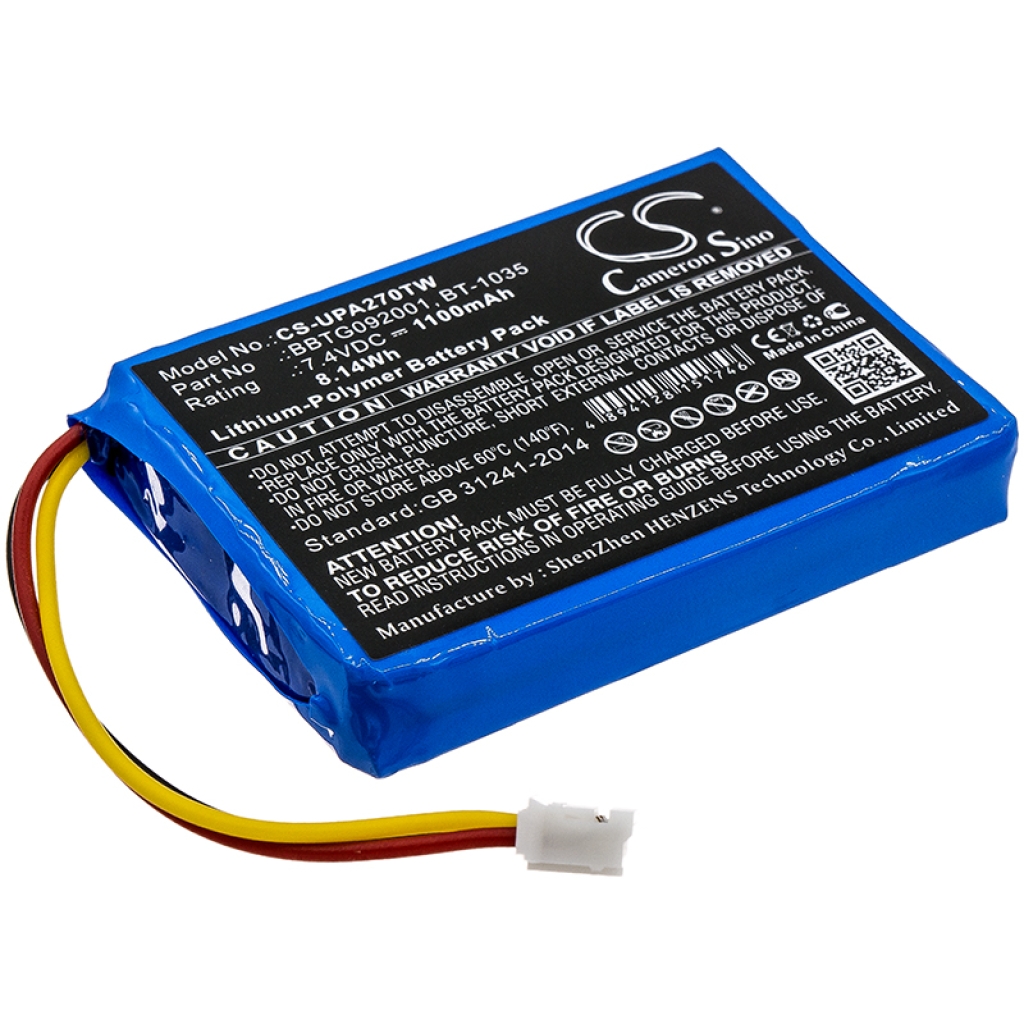 Battery Replaces BBTG092001