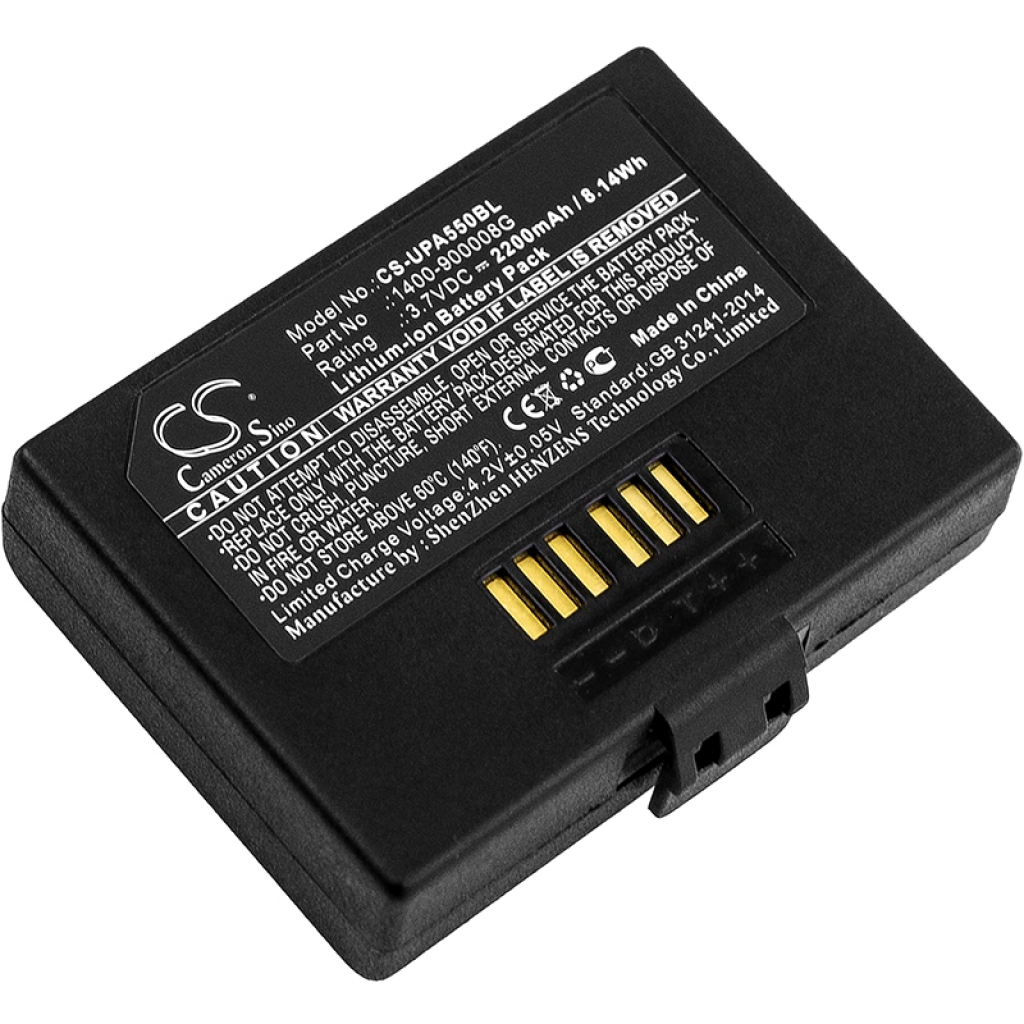 Batterier för skanner Unitech CS-UPA550BL