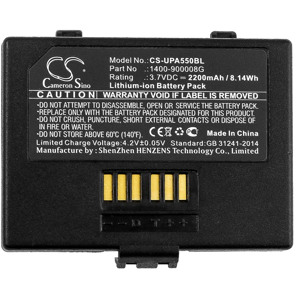 Batterier för skanner Unitech CS-UPA550BL