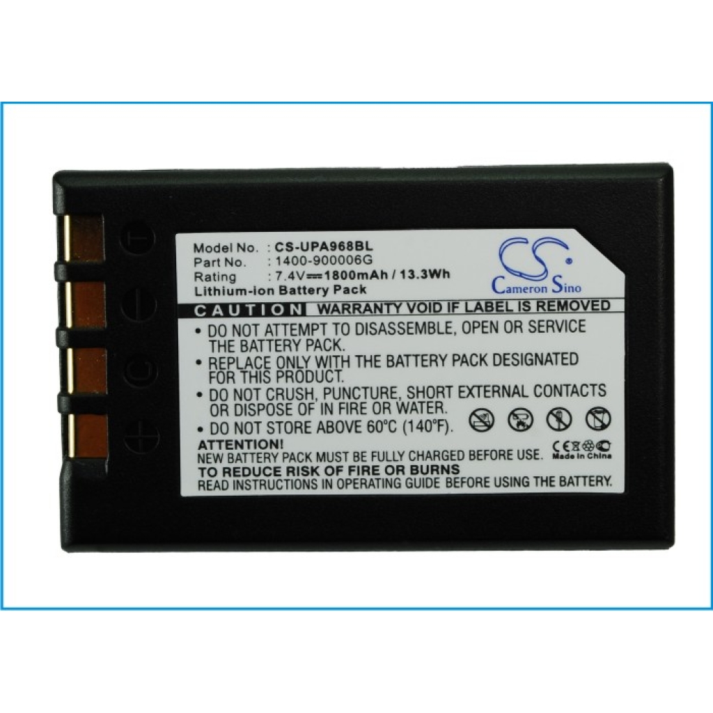 Batterier för skanner Unitech CS-UPA968BL