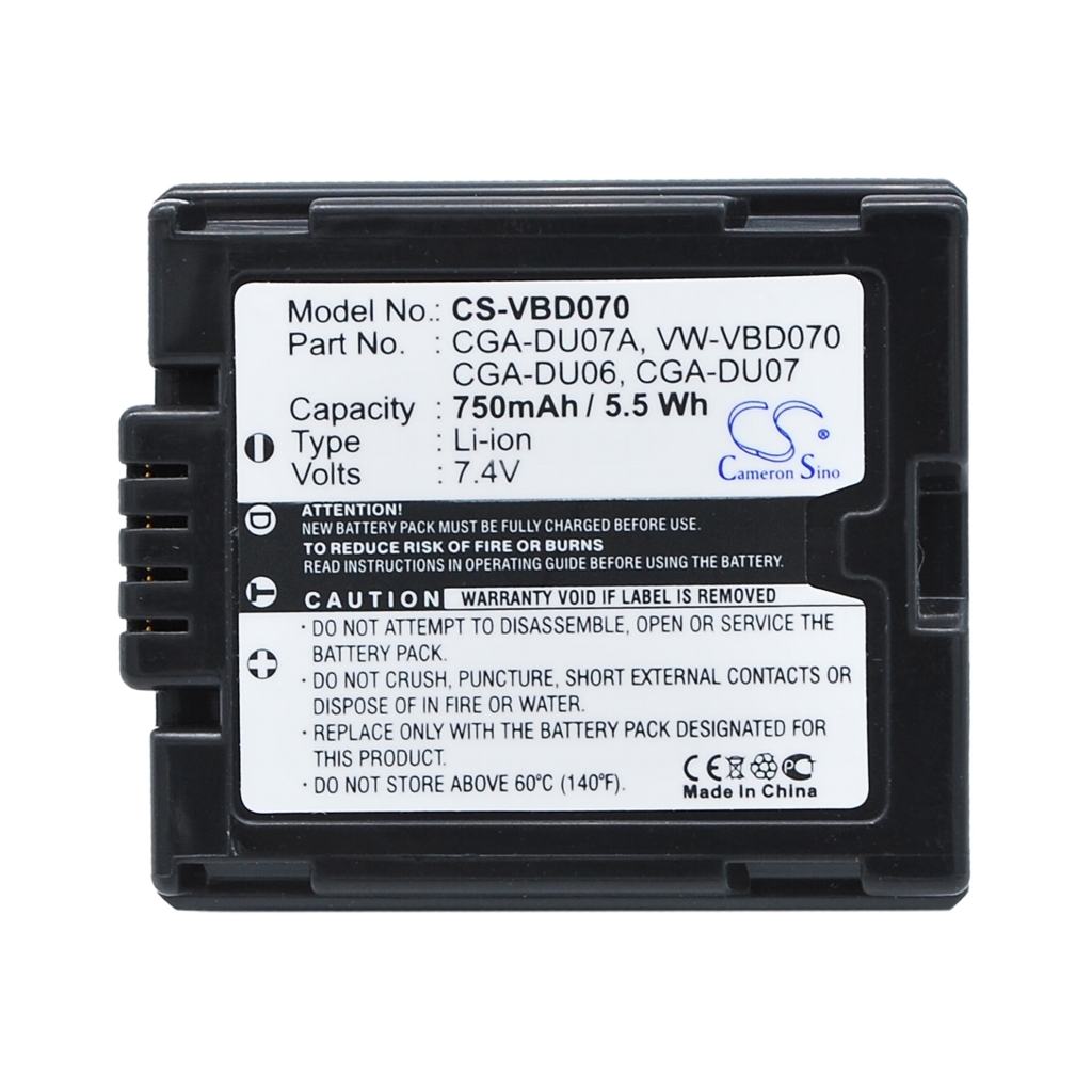 Batterier Ersätter DZ-MV580A