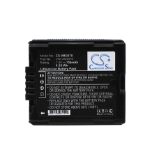 Kompatibel batteribyte för Panasonic  VW-VBG070-K, VW-VBG070, VW-VBG070A