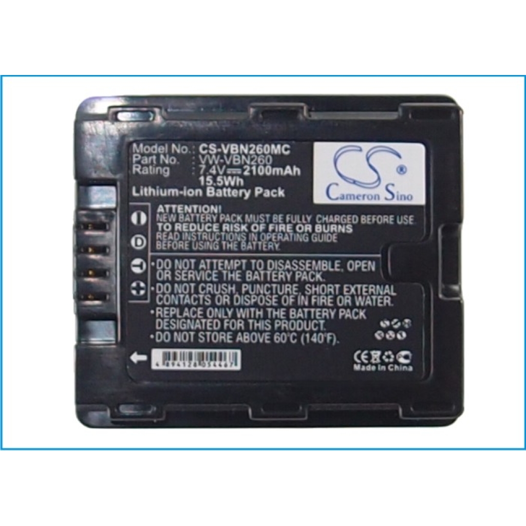 Camera Battery Panasonic CS-VBN260MC