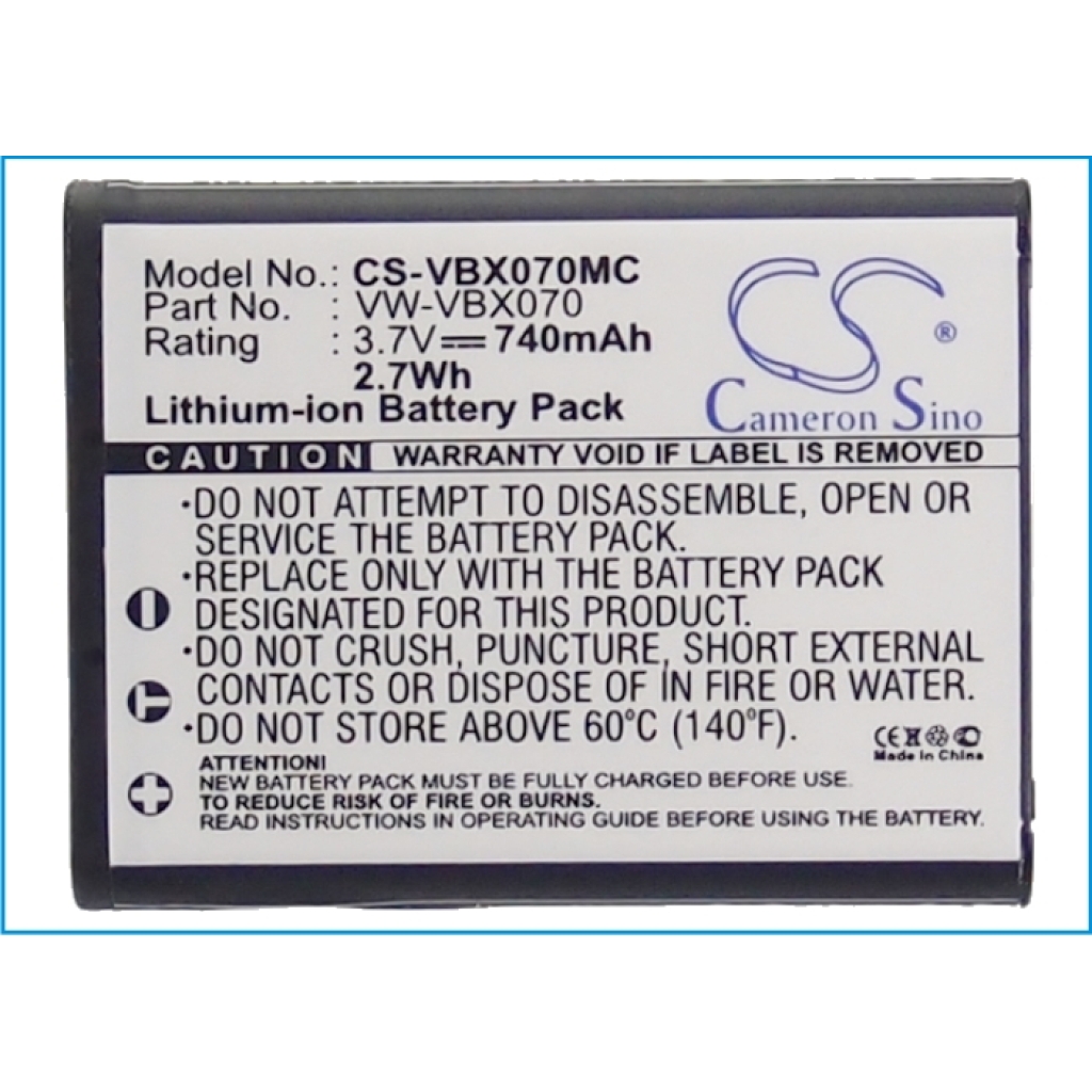 Battery Replaces VW-VBX070