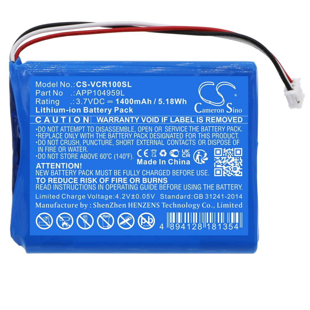 Batteries Amplifier Battery CS-VCR100SL