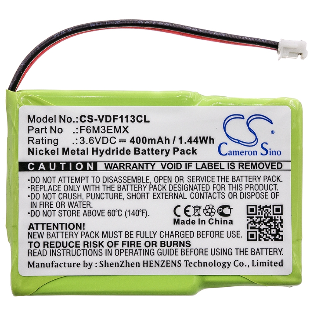 Batterier Ersätter McNairF6M3EMX