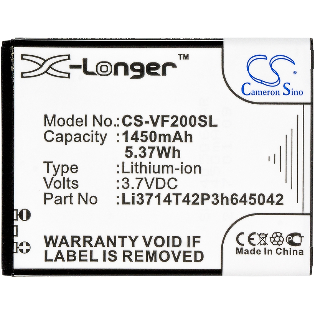 Batterier Ersätter Li3714T42P3h645042