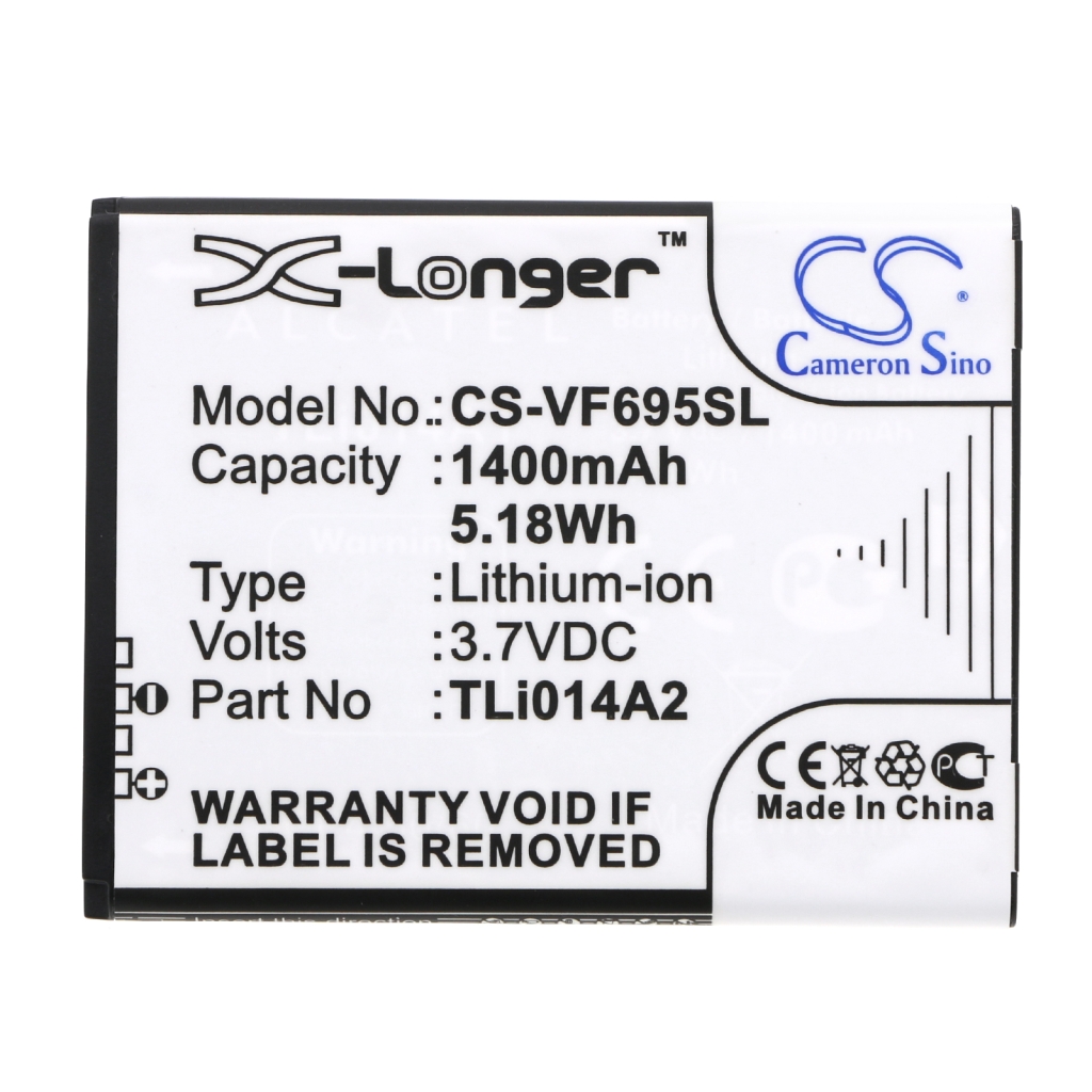 Batterier Ersätter TLi014A2