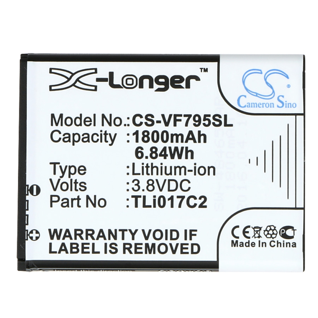 Battery Replaces TLi017C2