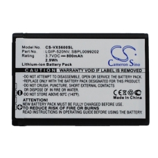 Compatible battery replacement for Verizon LGIP-520NV,LGIP-520NV-2,SBPL0099202,SBPL0102702