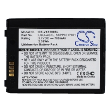 Compatible battery replacement for LG LGLP-AGKM,LGLP-AHDM,SBPL0083701,SBPP0017001,SBPP0017003...