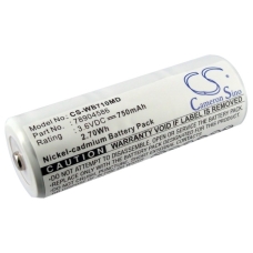 Kompatibel batteribyte för Welch-Allyn  78904586, 1919-P-7069, 1919-P-5020