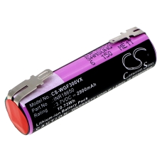 Compatible battery replacement for Atika 302380,334109,4007841334208,INR18650