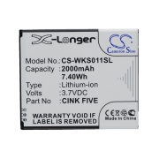 CS-WKS011SL<br />Batterier för  ersätter batteri K1391