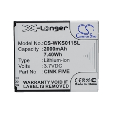 Compatible battery replacement for Micromax BL4257,CINK FIVE,K1391,STAIRWAY