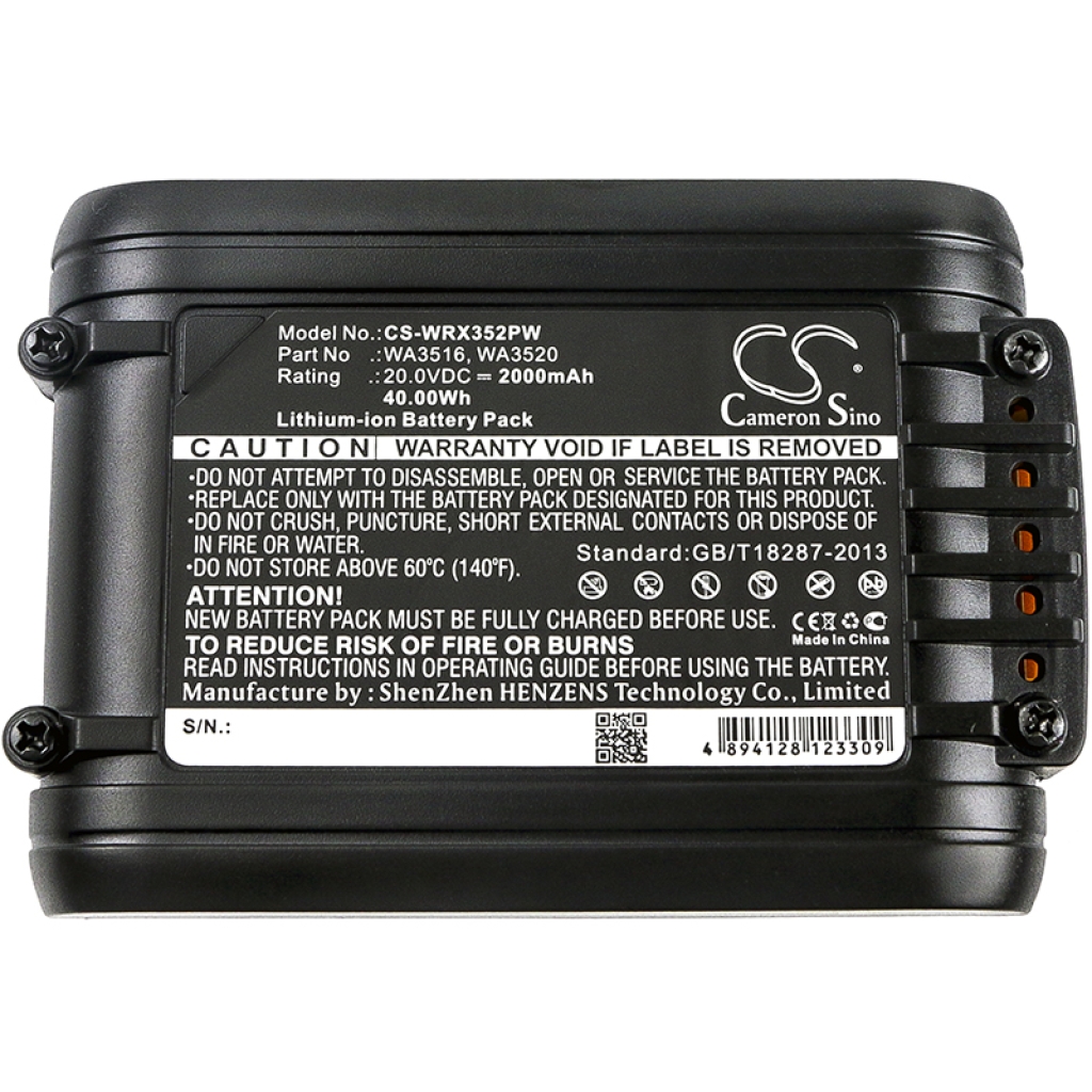 Battery industrial Worx WG630E.9