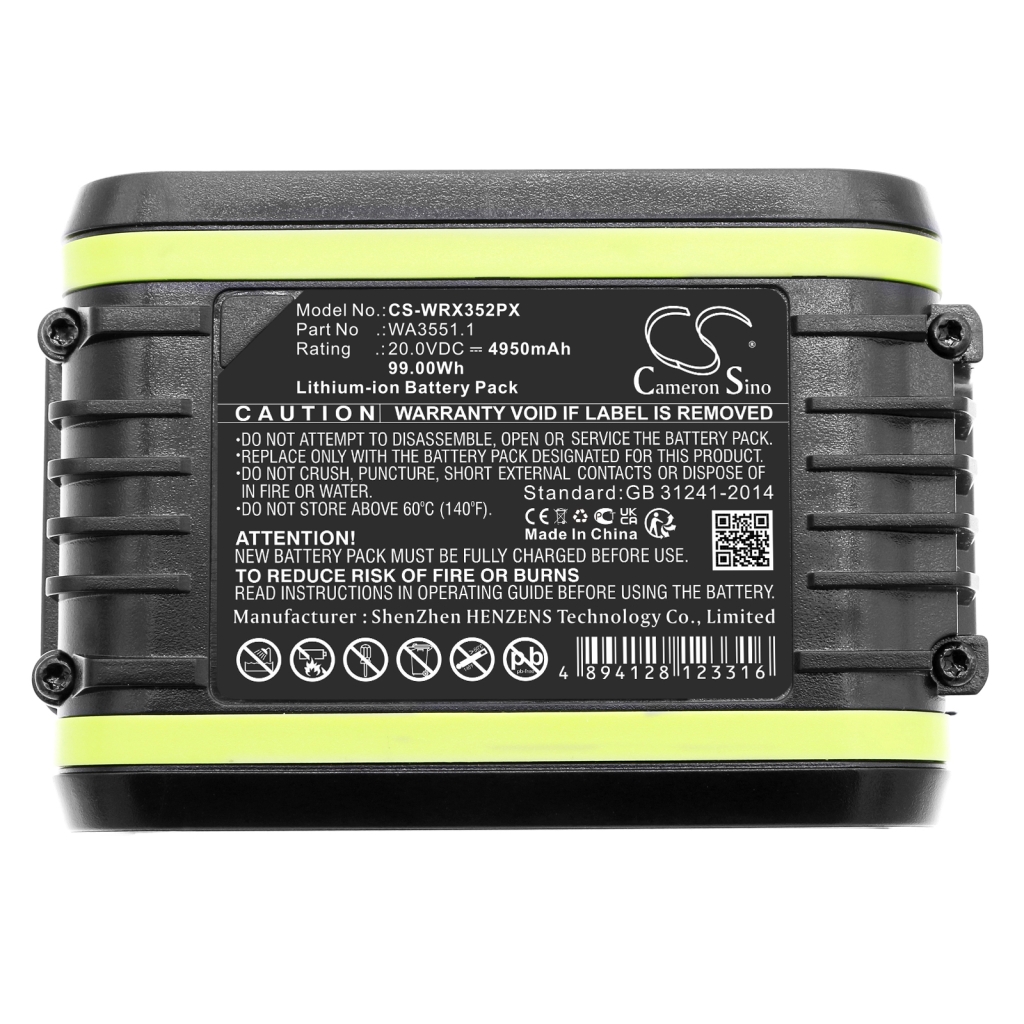 Battery industrial Worx WG441E