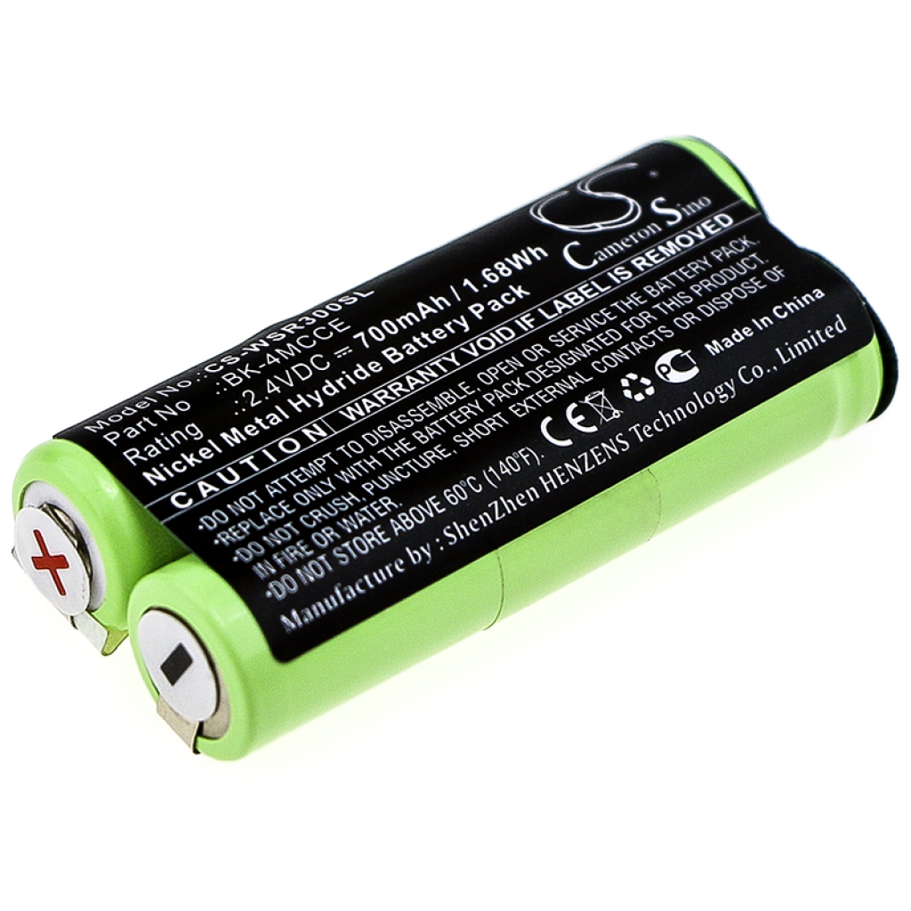 Batterier för medicintekniska produkter Waterpik CS-WSR300SL