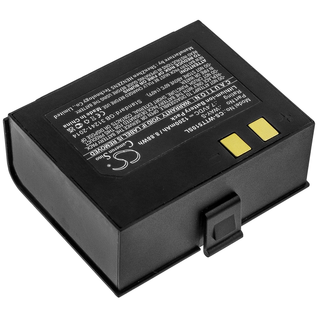 Batterier för skrivare Way systems CS-WTT510SL