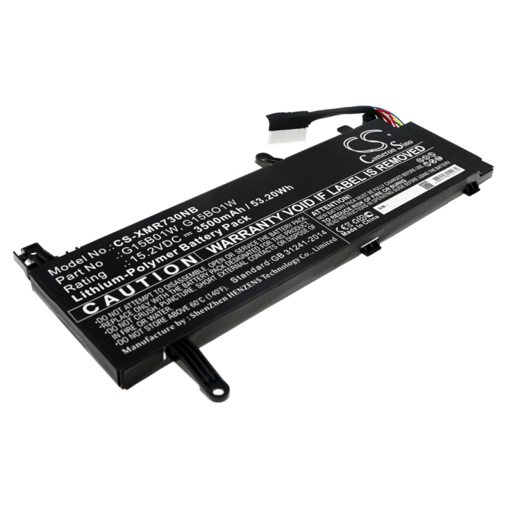 Batterier Ersätter Gaming Laptop 7300HQ 1050Ti