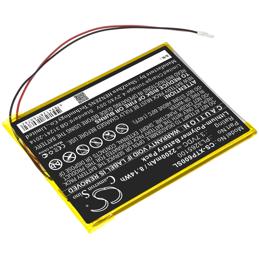 Equipment Battery Xtool CS-XTP600SL