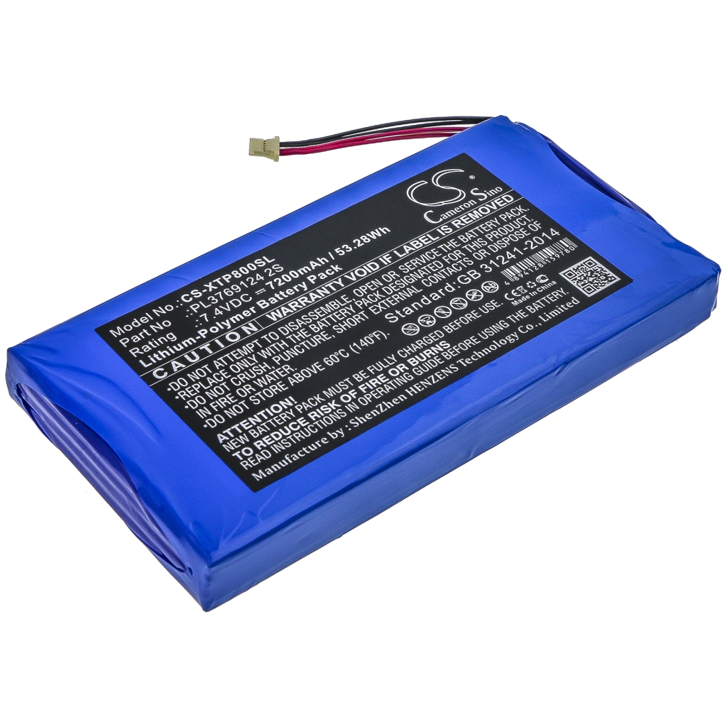 Batterier för forsknings- och mätutrustning Xtool CS-XTP800SL