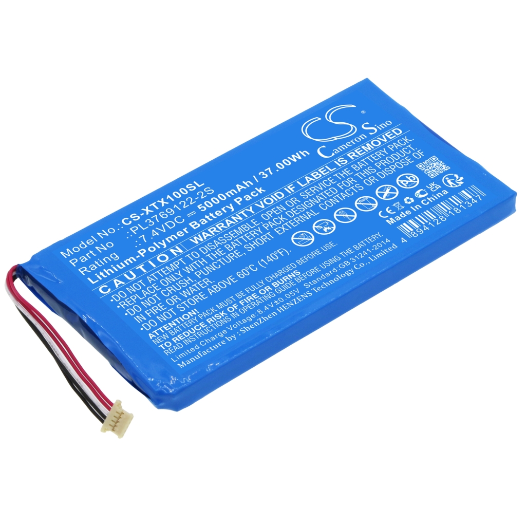 Batterier Ersätter PL3769122-2S
