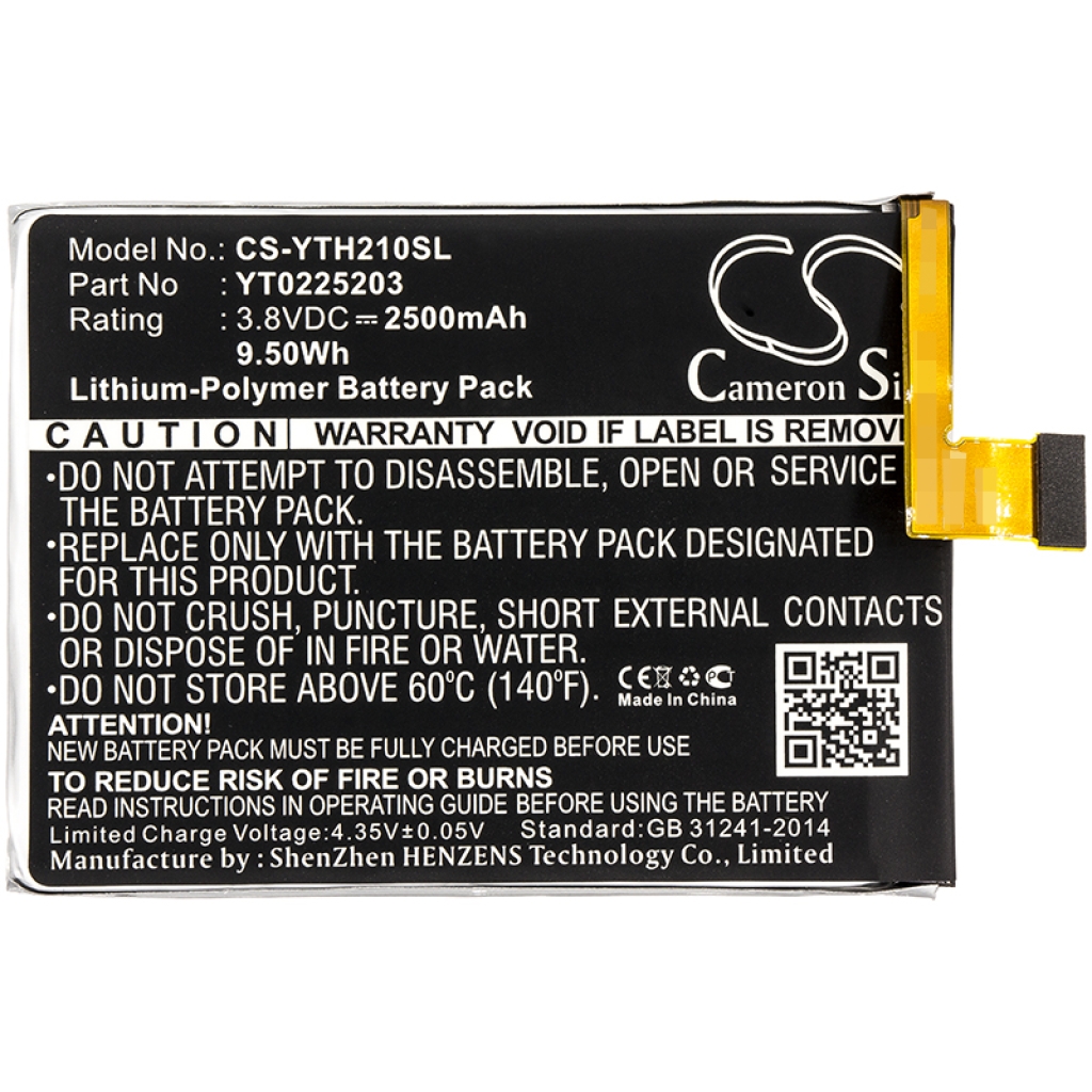 Batterier till mobiltelefoner Yota CS-YTH210SL