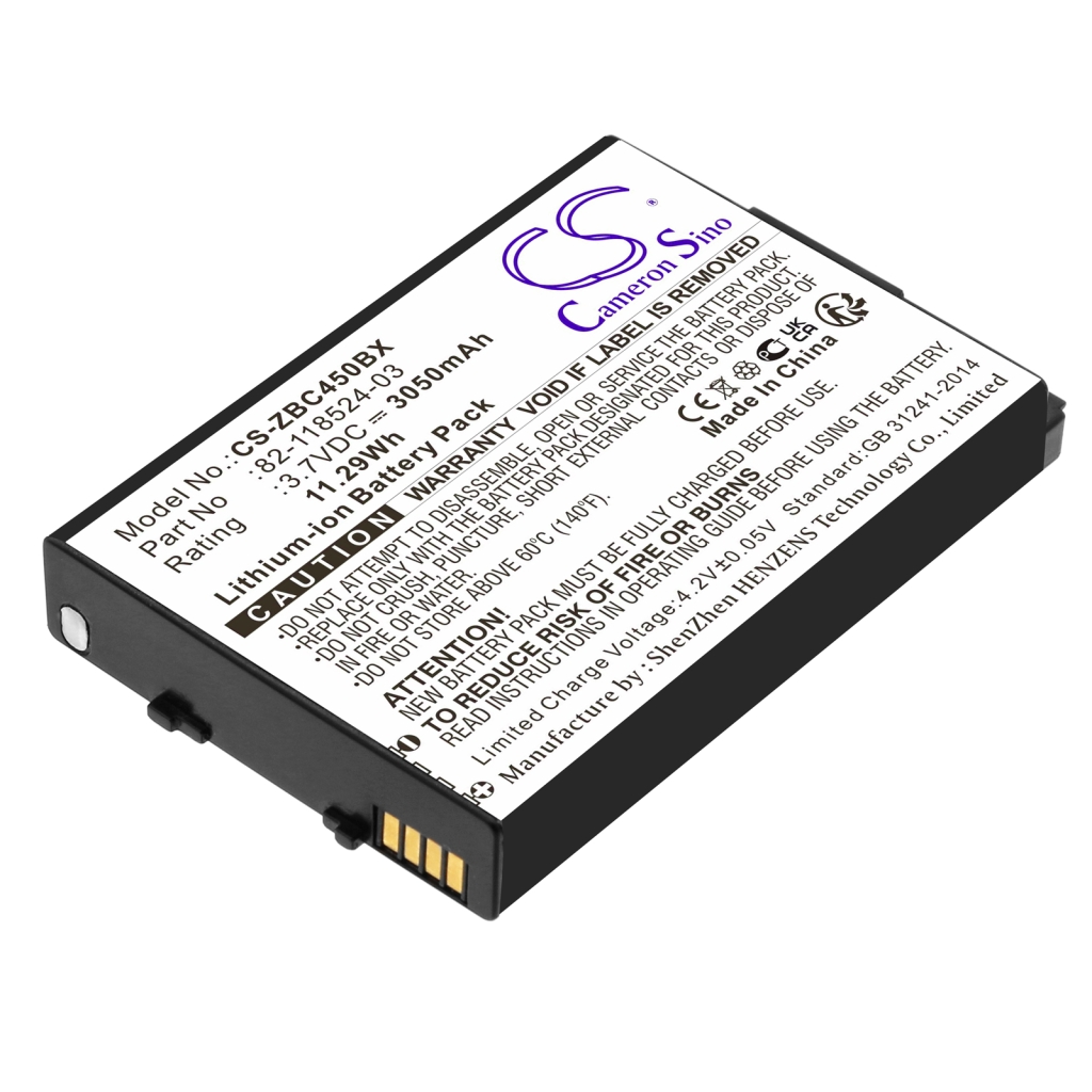 Batterier för skanner Zebra CS-ZBC450BX