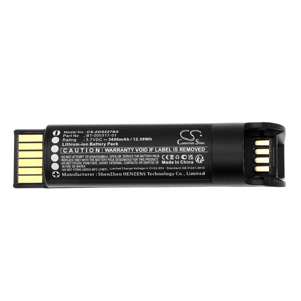 Batterier för skanner Zebra CS-ZDS227BX