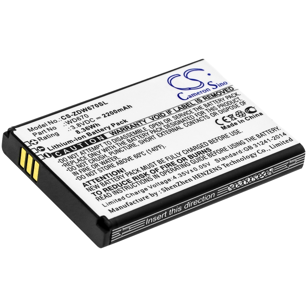 Battery Replaces WD670