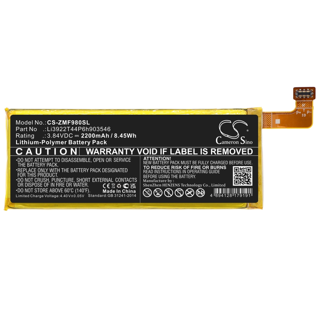 Battery Replaces Li3922T44P6h903546