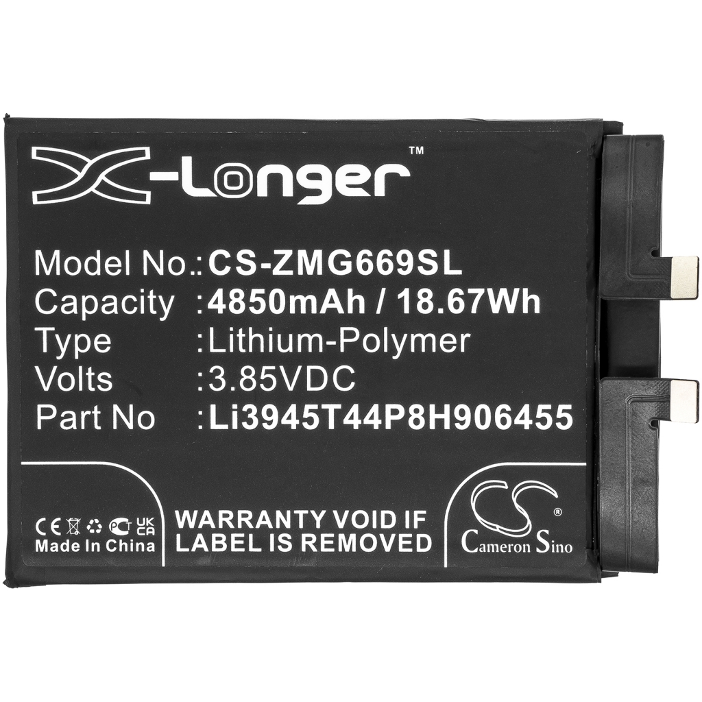 Batterier till mobiltelefoner ZTE CS-ZMG669SL