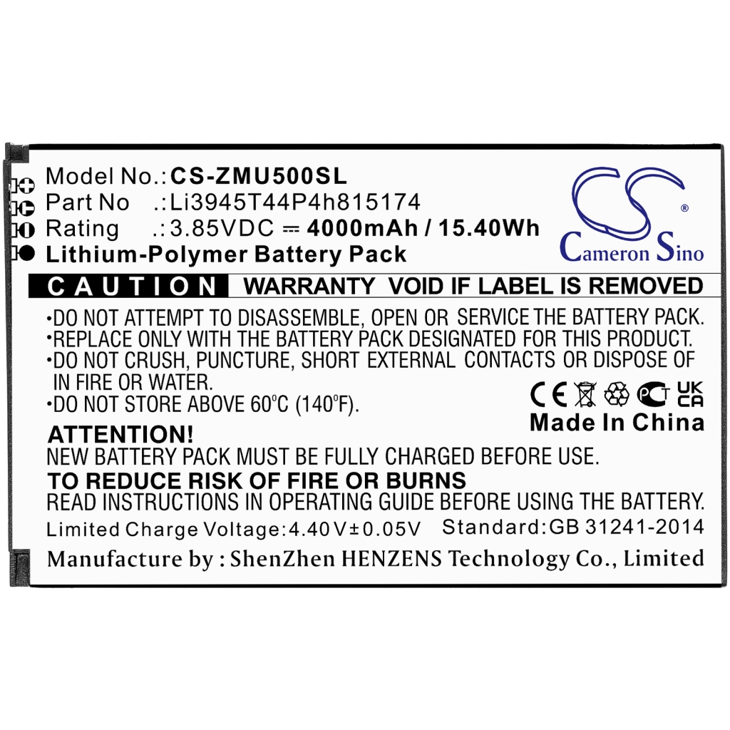 Battery Replaces Li3945T44P4h815174