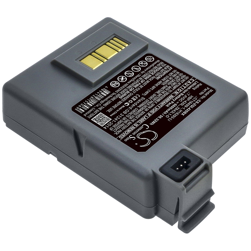 Batterier för skrivare Zebra CS-ZQL420BX