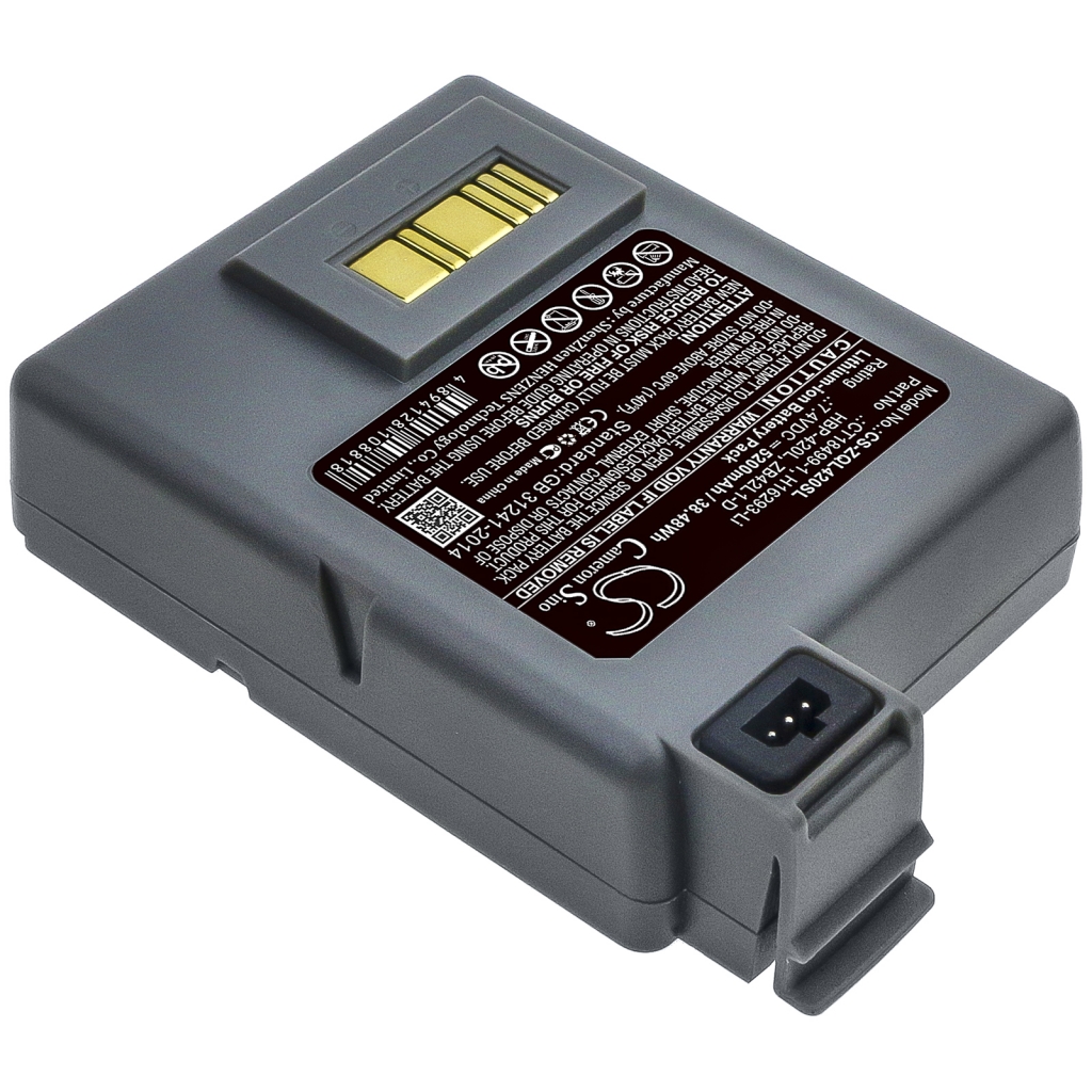 Batterier för skrivare Zebra CS-ZQL420SL