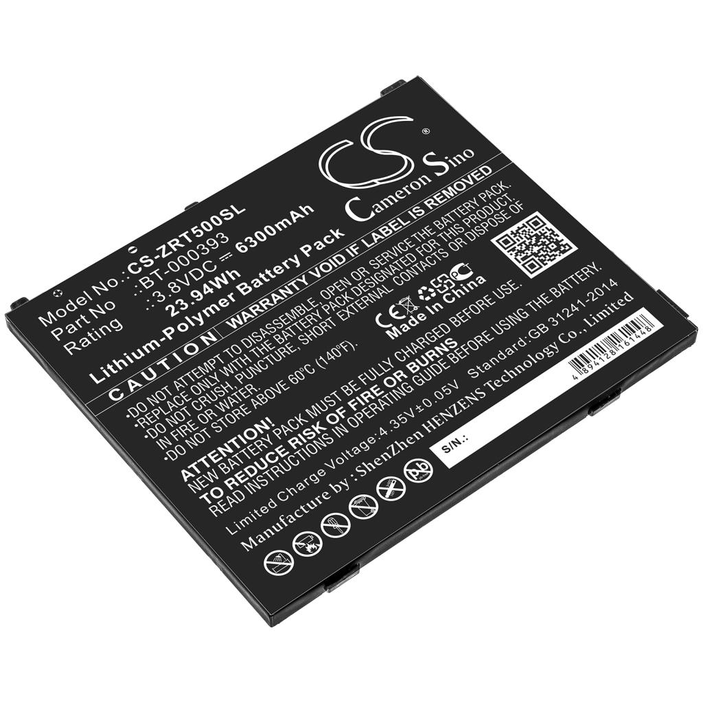 Tablet Battery Zebra CS-ZRT500SL