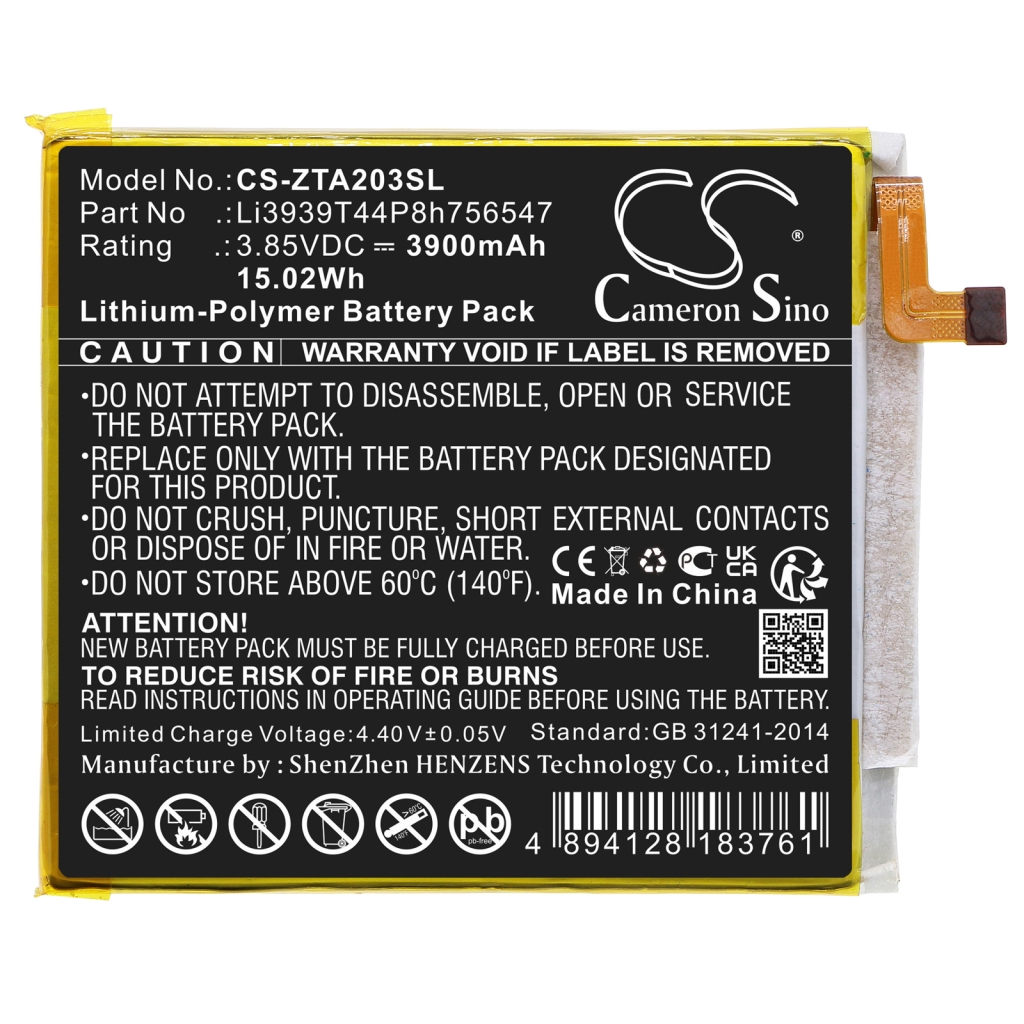 Battery Replaces Li3939T44P8h756547