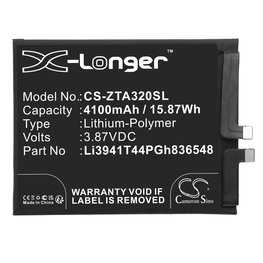 Batterier Ersätter Li3941T44PGh836548