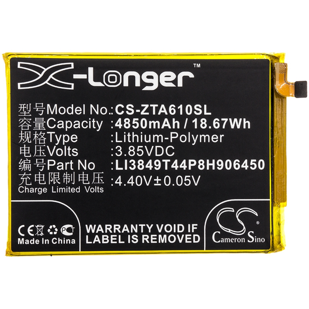 Batterier Ersätter LI3849T44P8H906450