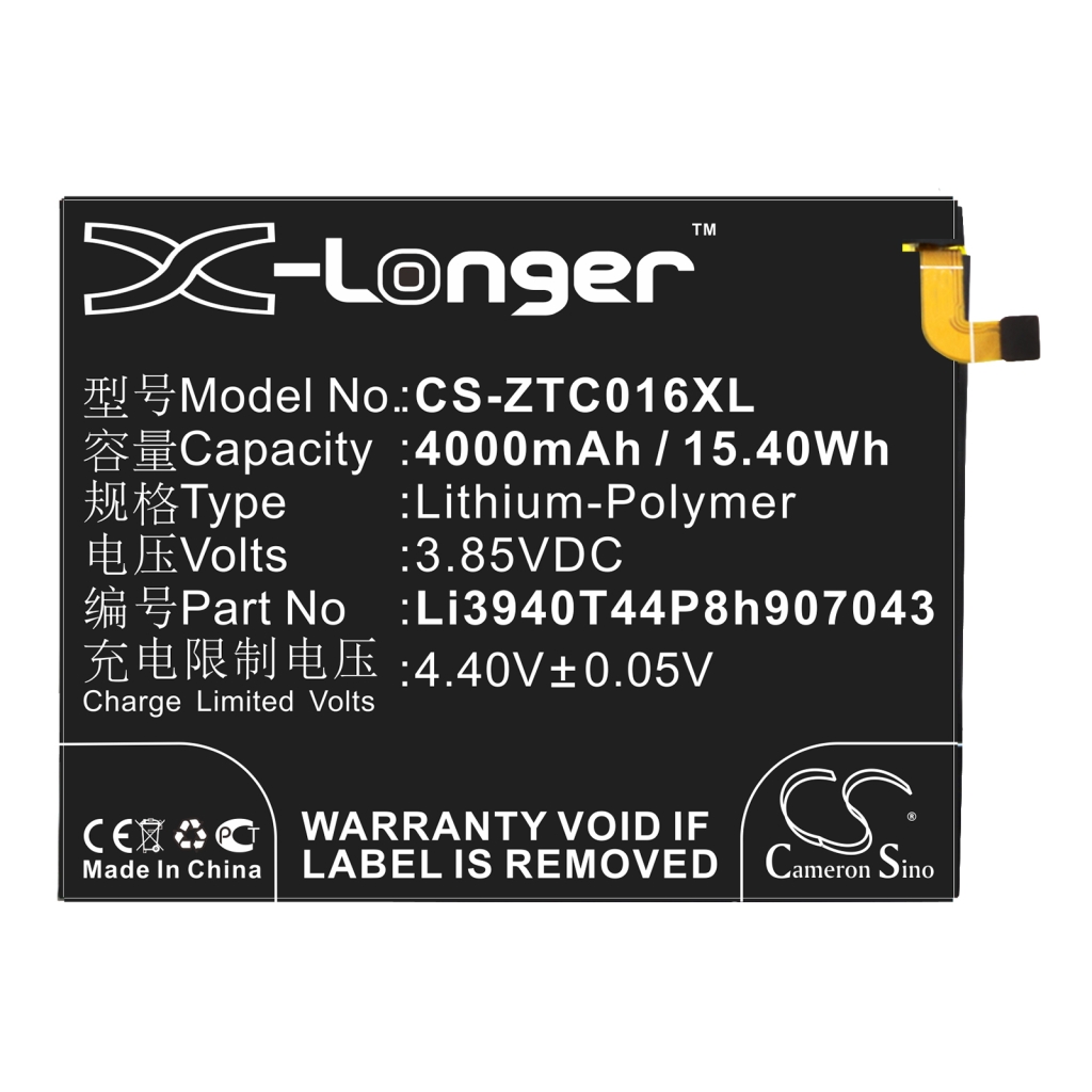 Battery Replaces Li3940T44P8h907043