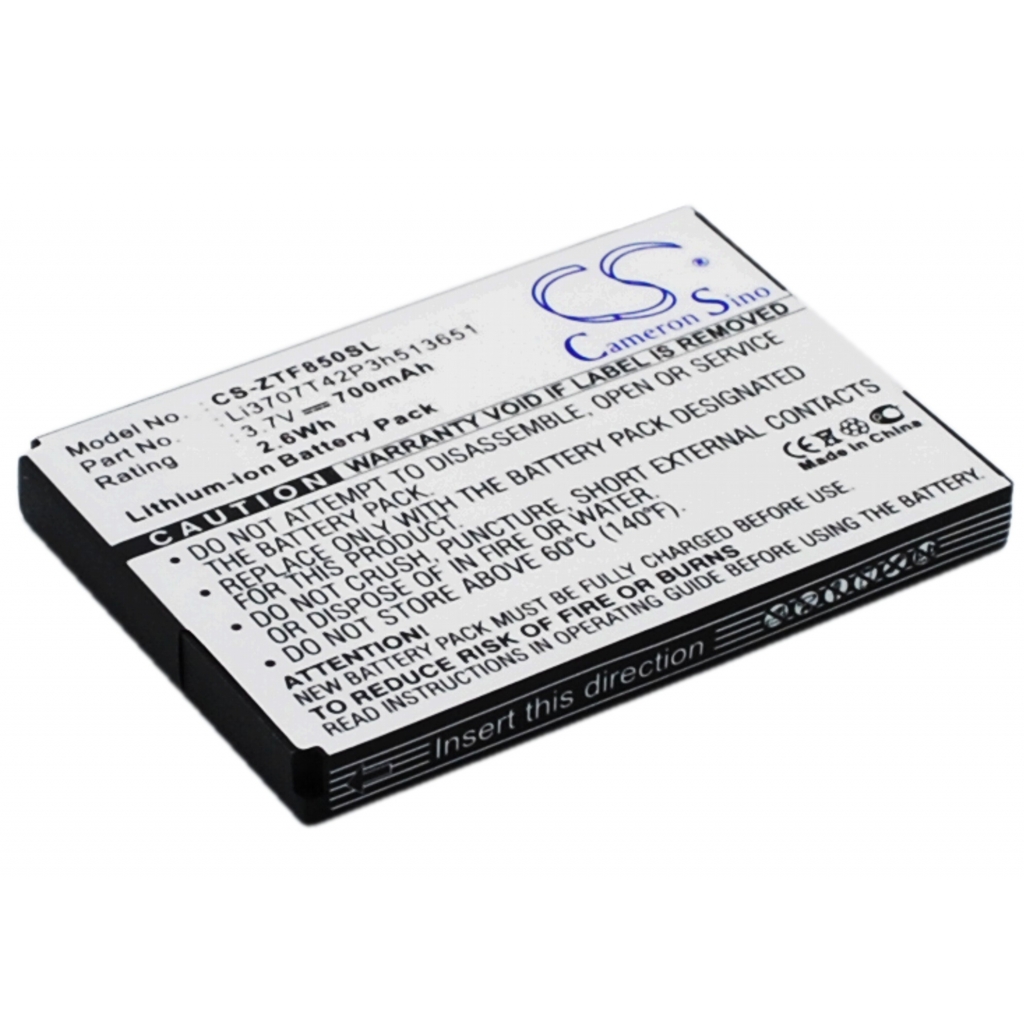 Batterier till mobiltelefoner Telstra CS-ZTF850SL
