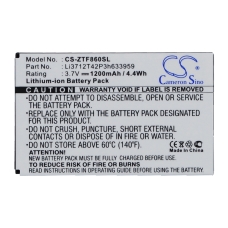 Compatible battery replacement for ZTE LI3712T42P3H633959