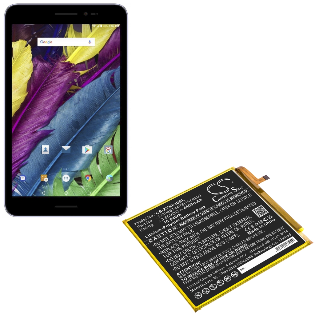 Tablet Battery ZTE CS-ZTK830SL