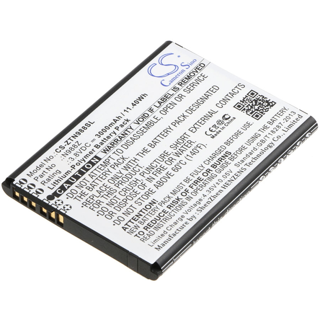 Mobile Phone Battery ZTE CS-ZTN988SL