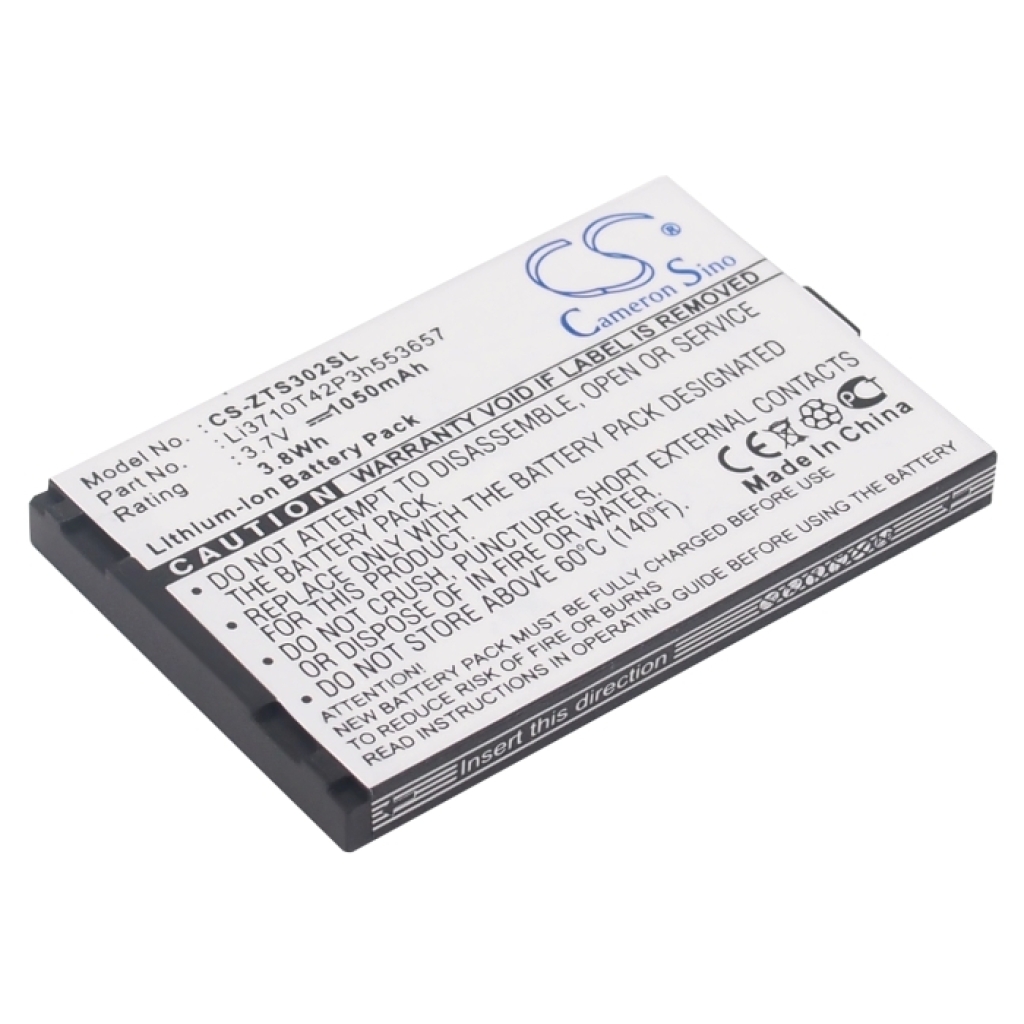 Battery Replaces Li3710T42P3h553657