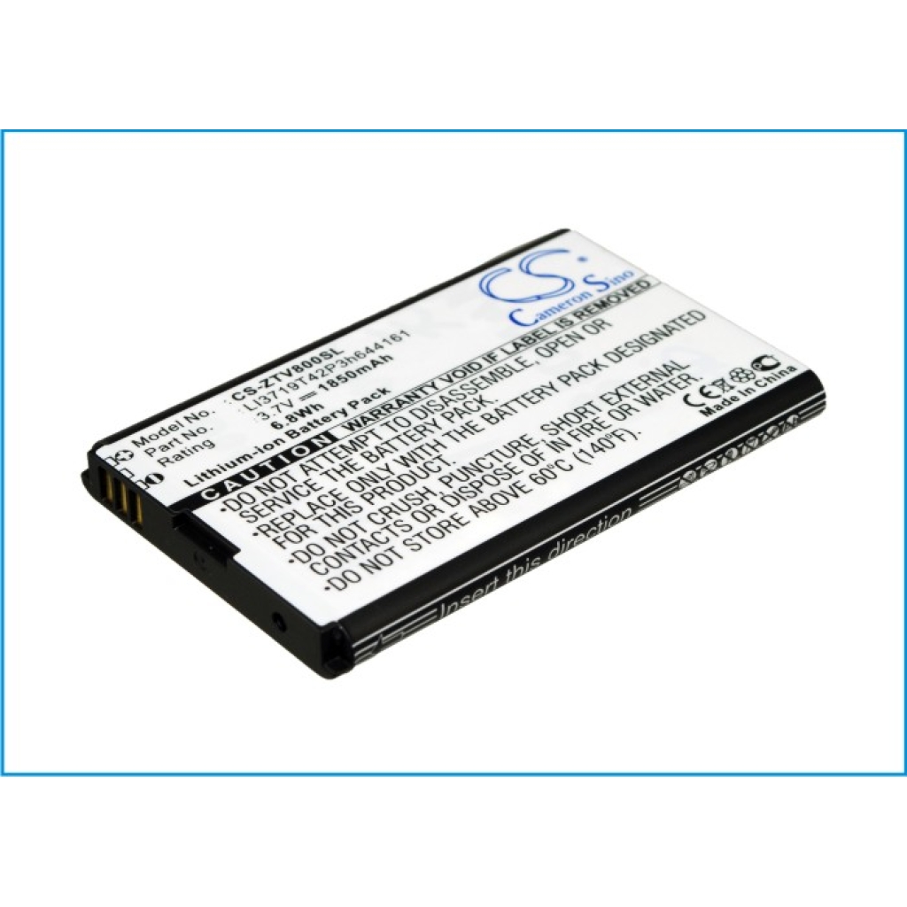 Battery Replaces Li3717T42P3h644161