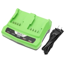 Kompatibel laddarbyte för Stiga 24V CHARGER 2 SLOTS 2 AMP,270401020,29322,29807,29837...